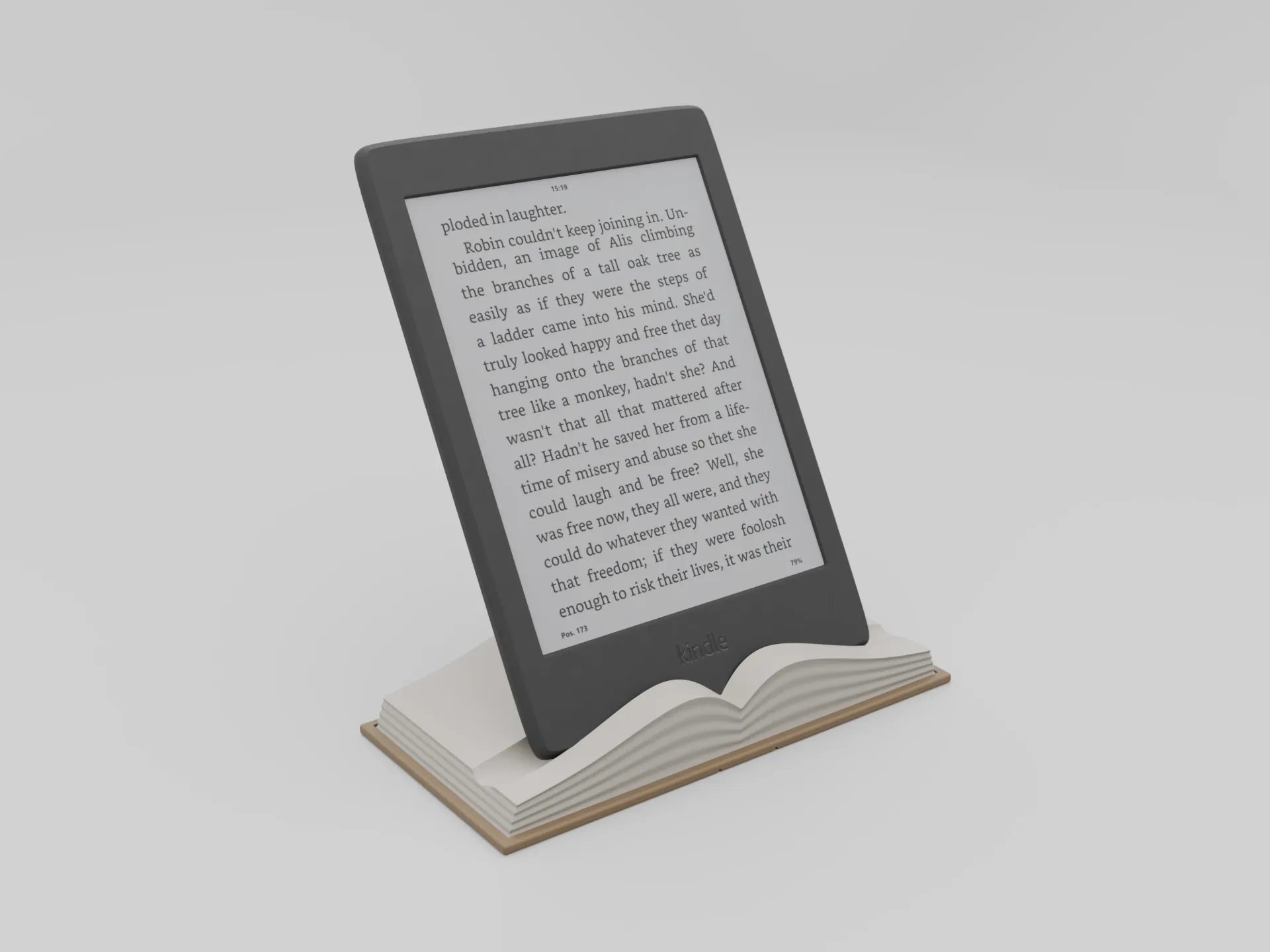 Support liseuse en forme de livre – Stand pour Kindle & e-reader
