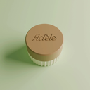 Boîte à savon ronde personnalisable - écrin de transport pour cosmétiques solides - Design double texture