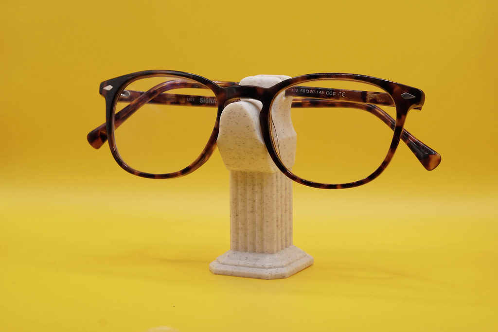 Porte Lunettes en Forme de Colonne Antique  (Ivoire)