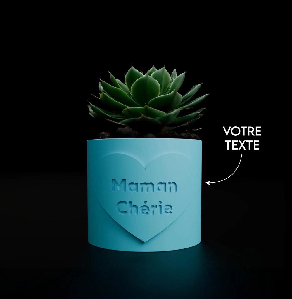 Pot personnalisable - Cache pot - Pot à crayons