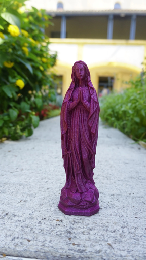 Vierge Marie colorée - décoration pop